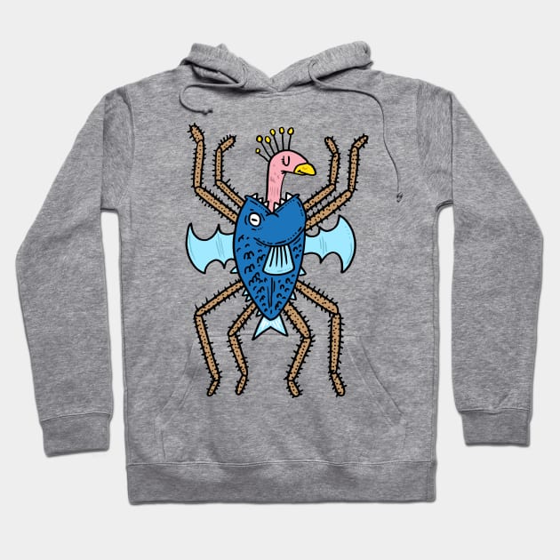 weird animal #3 Hoodie by adrianserghie